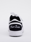 Organza shoe lace logo sneakers - Black