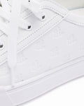 Organza shoe lace logo sneakers - White