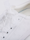 Organza shoe lace logo sneakers - White