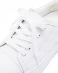 Organza shoe lace logo sneakers - White