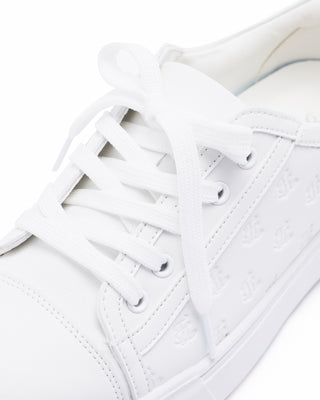 Organza Shoe Lace Logo Sneakers - White