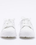 Organza shoe lace logo sneakers - White