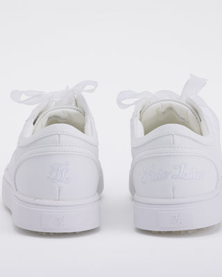 Organza Shoe Lace Logo Sneakers - White