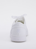 Organza shoe lace logo sneakers - White