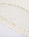 [FL signature] Silk twisted flare pleated skirt - Cream