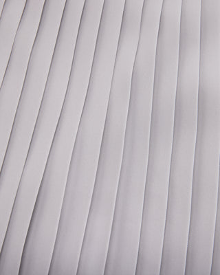 [FL Signature] Fair Liar Silk Twisted Flare Pleated Skirt - Grey
