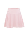 High waist jersey flared skirt - Pink