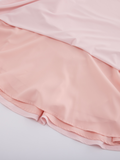 High waist jersey flared skirt - Pink