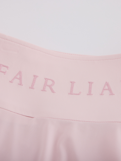 High waist jersey flared skirt - Pink