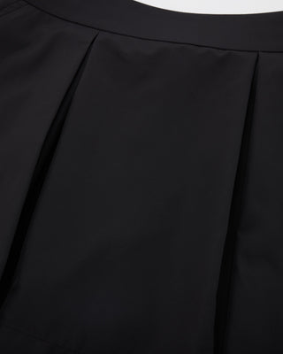 Double Layer Flared Skirt - Black