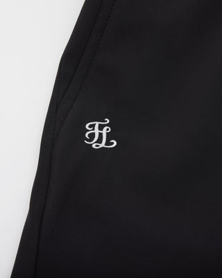 Double Layer Flared Skirt - Black