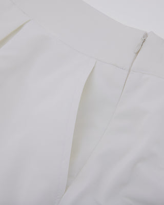 Double Layer Flared Skirt - White
