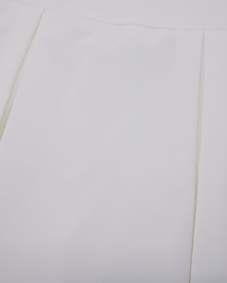 Double Layer Flared Skirt - White
