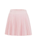 Pique pleated skirt - Pink