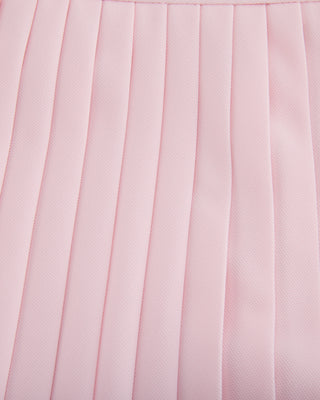 Pique pleated skirt - Pink