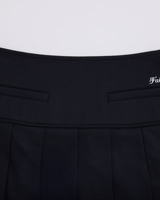 Fair Liar Performance Pleated Skirt - Black
