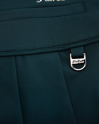 Fair Liar Performance Pleated Skirt - Dark green