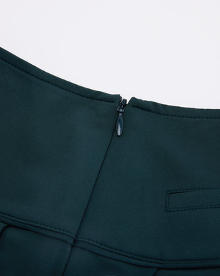 Fair Liar Performance Pleated Skirt - Dark green