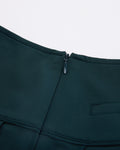 Fair Liar Performance Pleated Skirt - Dark green