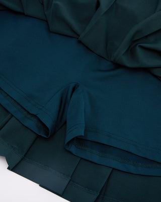 Fair Liar Performance Pleated Skirt - Dark green