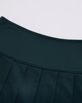 Fair Liar Performance Pleated Skirt - Dark green
