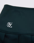 Fair Liar Performance Pleated Skirt - Dark green