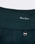 Fair Liar Performance Pleated Skirt - Dark green