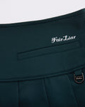 Fair Liar Performance Pleated Skirt - Dark green