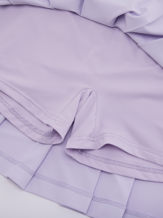 Fair Liar Performance Pleated Skirt - Lavender