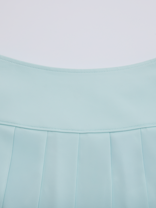 Fair Liar Performance Pleated Skirt - Mint