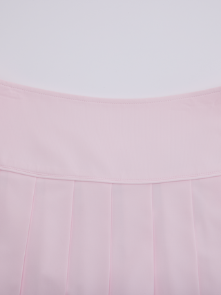 Fair Liar Performance Pleated Skirt - Pink
