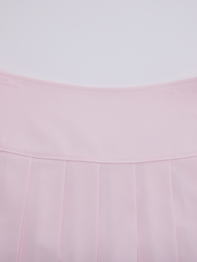Fair Liar Performance Pleated Skirt - Pink