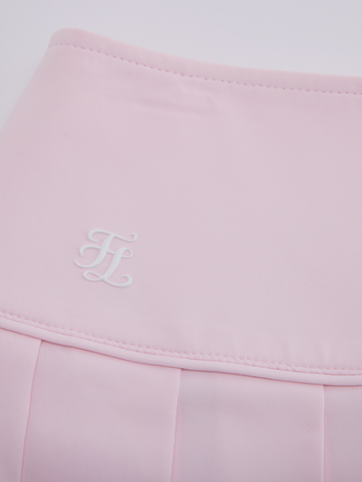 Fair Liar Performance Pleated Skirt - Pink
