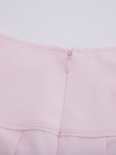 Fair Liar Performance Pleated Skirt - Pink
