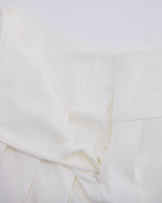 Fair Liar Performance Pleated Skirt - White