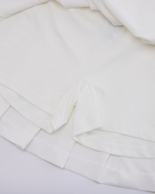 Fair Liar Performance Pleated Skirt - White