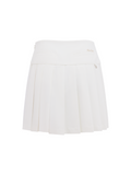 Fair Liar Performance Pleated Skirt - White