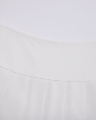 Fair Liar Performance Pleated Skirt - White