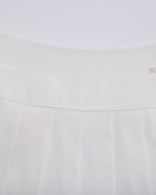 Fair Liar Performance Pleated Skirt - White