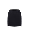 Back band H-line skirt - Black