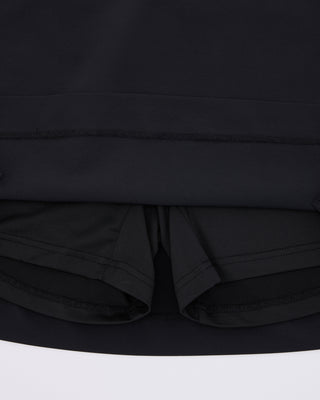 Back Band H-Line Skirt - Black