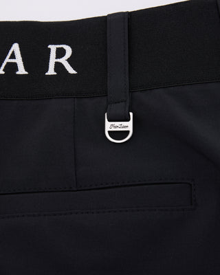 Back Band H-Line Skirt - Black