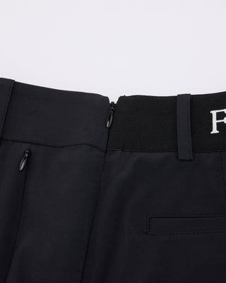 Back Band H-Line Skirt - Black