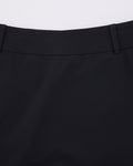 Back band H-line skirt - Black