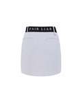 Back band H-line skirt - Grey