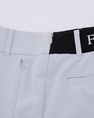Back Band H-Line Skirt - Grey
