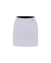 Back band H-line skirt - Grey