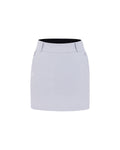 Back band H-line skirt - Grey