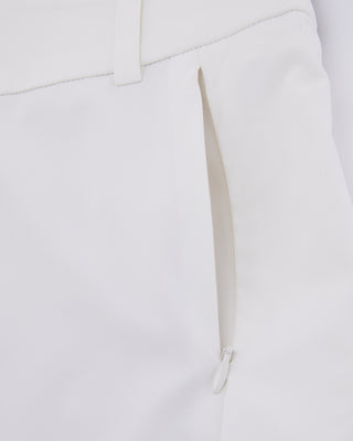 Back Band H-Line Skirt - White