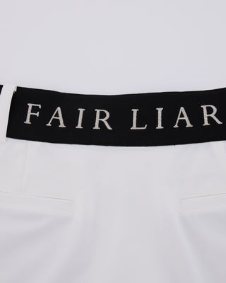 Back Band H-Line Skirt - White